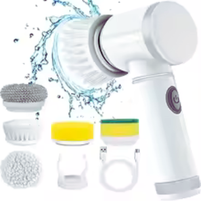Cepillo Giratorio Multifuncional para Baño, Cocina y Hogar