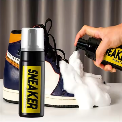 Kit de Limpieza para Zapatillas con Espuma Blanqueadora | Limpiador de Sneakers con Cepillo