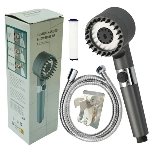 Cabezal de Ducha Masajeador de Alta Presión | Regadera de Baño con Efecto Spa