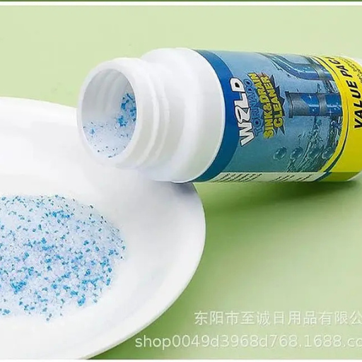 Destapador De Cañerías En Polvo Espuma Activa Pack 2- Limpia Desagües Lavaplatos Cocina Baño