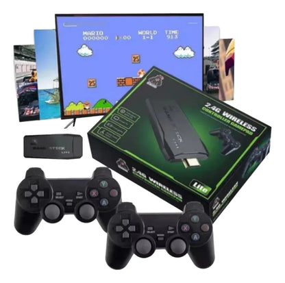 Mini Consola Juegos Retro Inalámbrico 4k Hdmi 10000+ 64gb