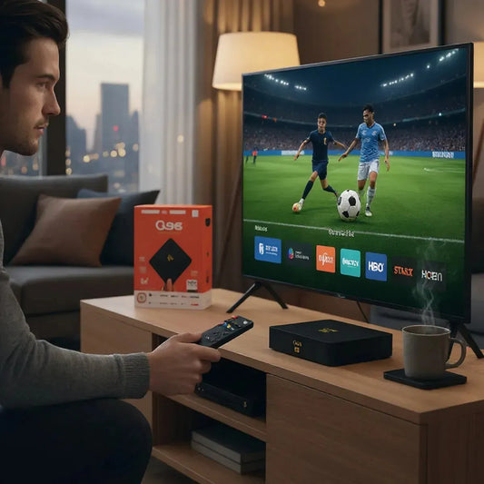 TV Box 4K Q96 Android 14